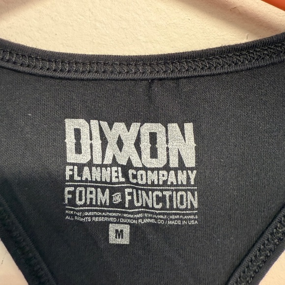 Dixxon Women’s Black Tank Sturgeons Red Sketchy Crest Size Medium - Picture 3 of 4